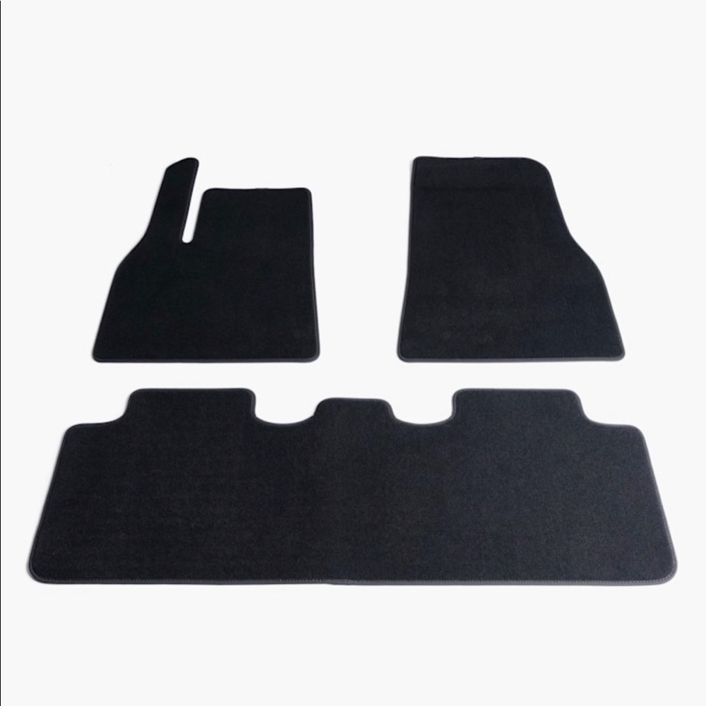 Tesla Model Y interior carpet mats